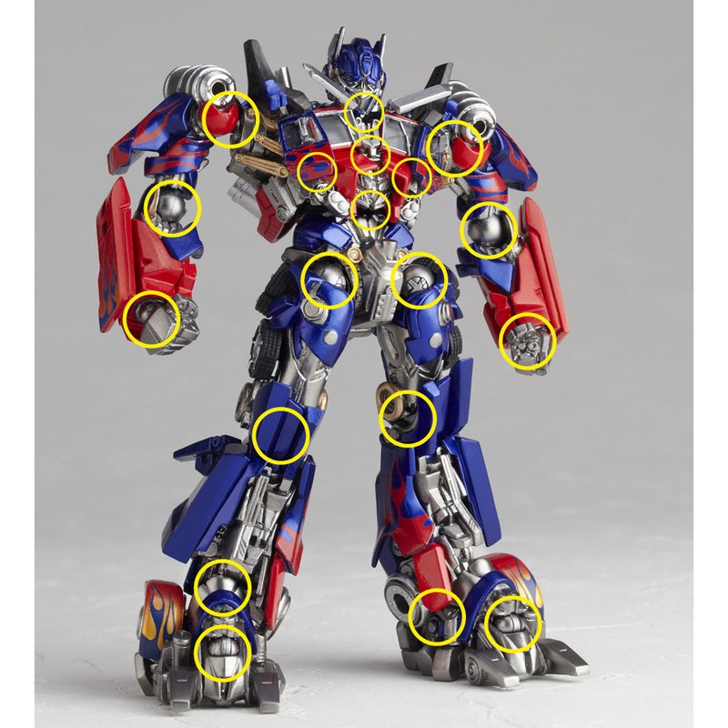 Sci-Fi Revoltech Series No. 040 Optimus Prime DX First Looks at